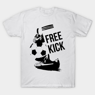 Free kick soccer T-Shirt